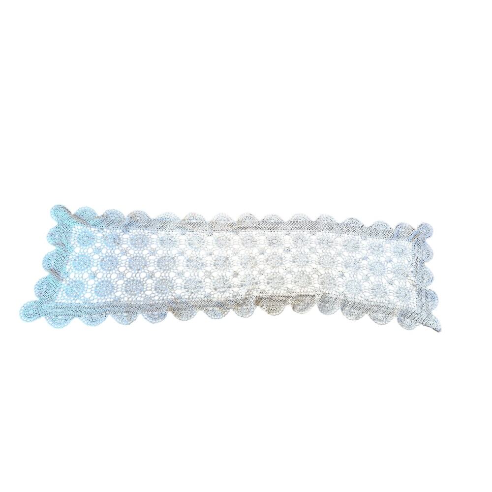 Crochet table runner oblong 43x12 inches